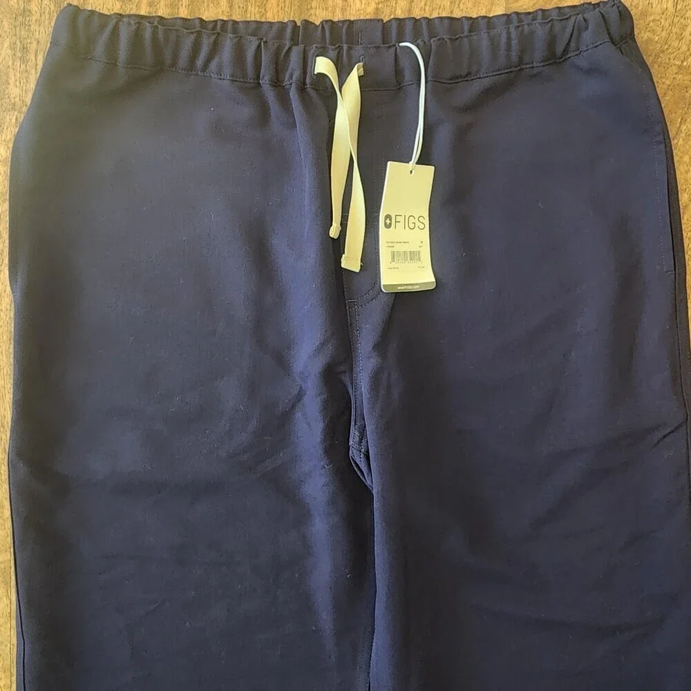 FIGS Pisco Basic Pants Mens Medium Navy Technical Collection Scrubs Workwear